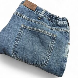 LL Bean Mens Comfort Waist Flannel Lined‎ Jeans 44x29 (42x28)